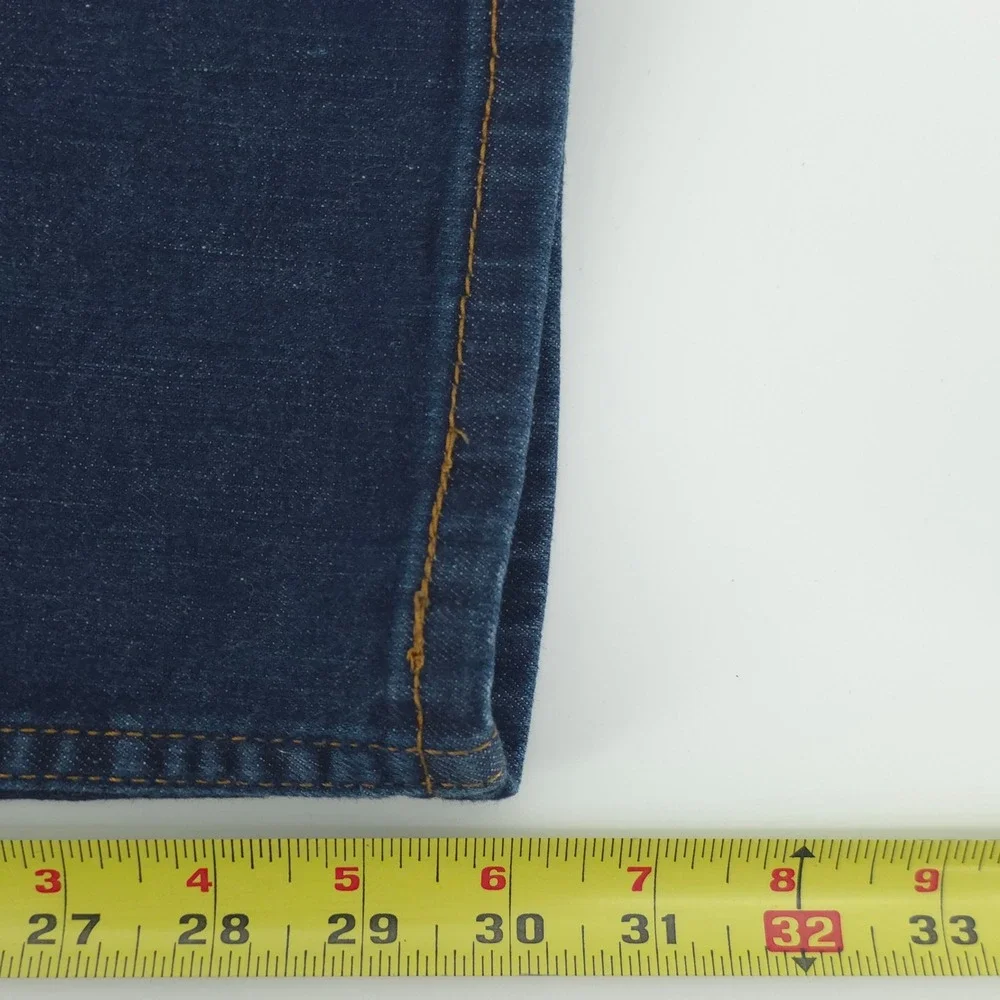 Levis Men's Jeans 513 Slim Straight 30x32‎ Blue Medium Wash Denim Pants
